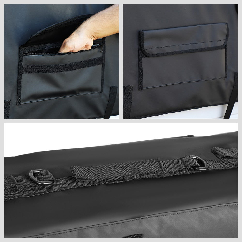 J2 Univeral Rear Bicycle Loop Tail Gate Cover w/Pouch 62" W x 17" H For Pickup