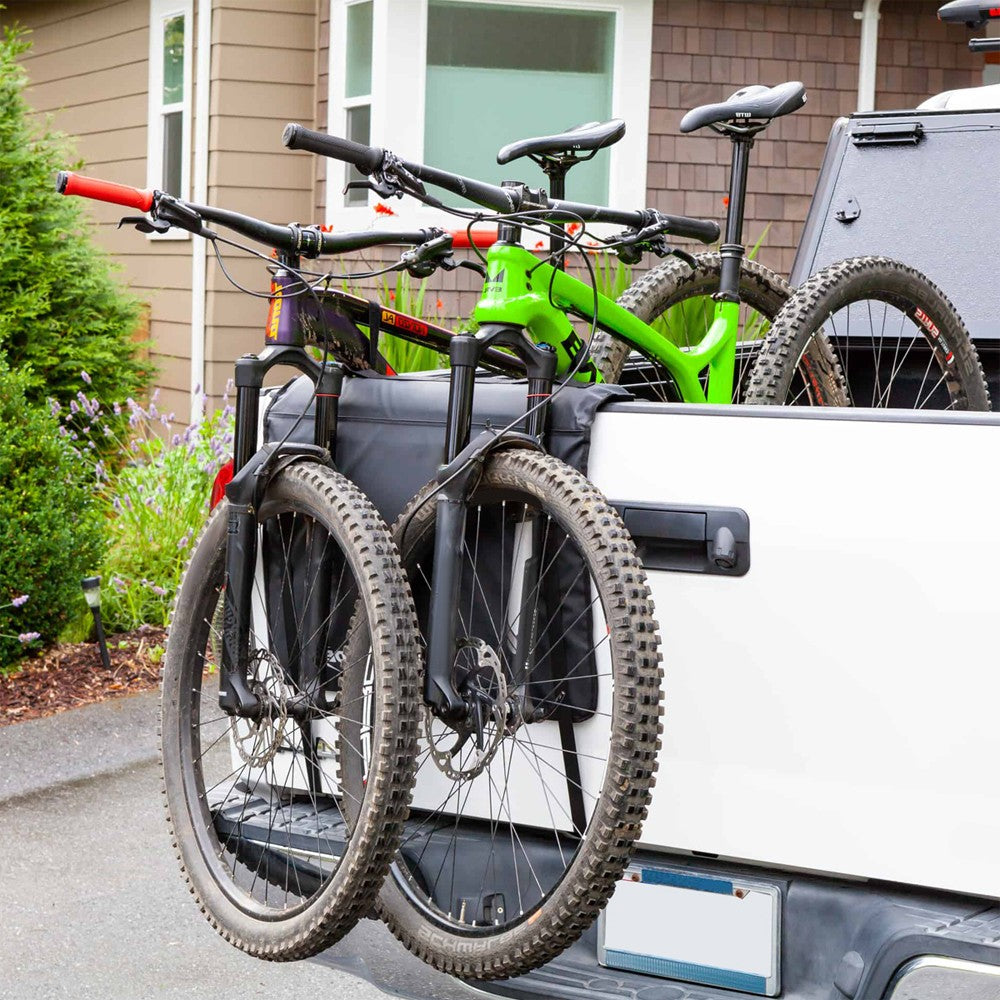 J2 Univeral Rear Bicycle Loop Padded Tail Gate Cover 23" W x 15" H For Pickup