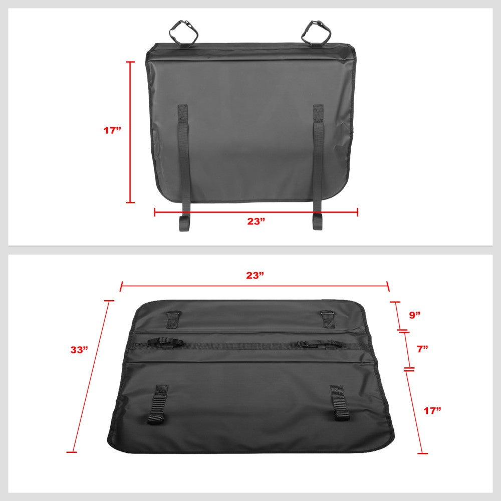 J2 Univeral Rear Bicycle Loop Padded Tail Gate Cover 23" W x 15" H For Pickup