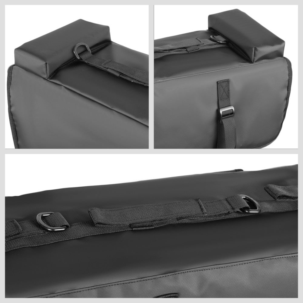 Universal Black Rear Bicycle Loop Tail Gate Cover 61" W x 17" H For Pickup Truck