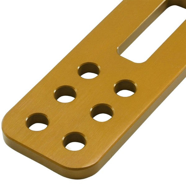 2.45" Front/Rear Gold Billet Style Aluminum Racing Tow Hook For USDM/JDM Model-Exterior-BuildFastCar