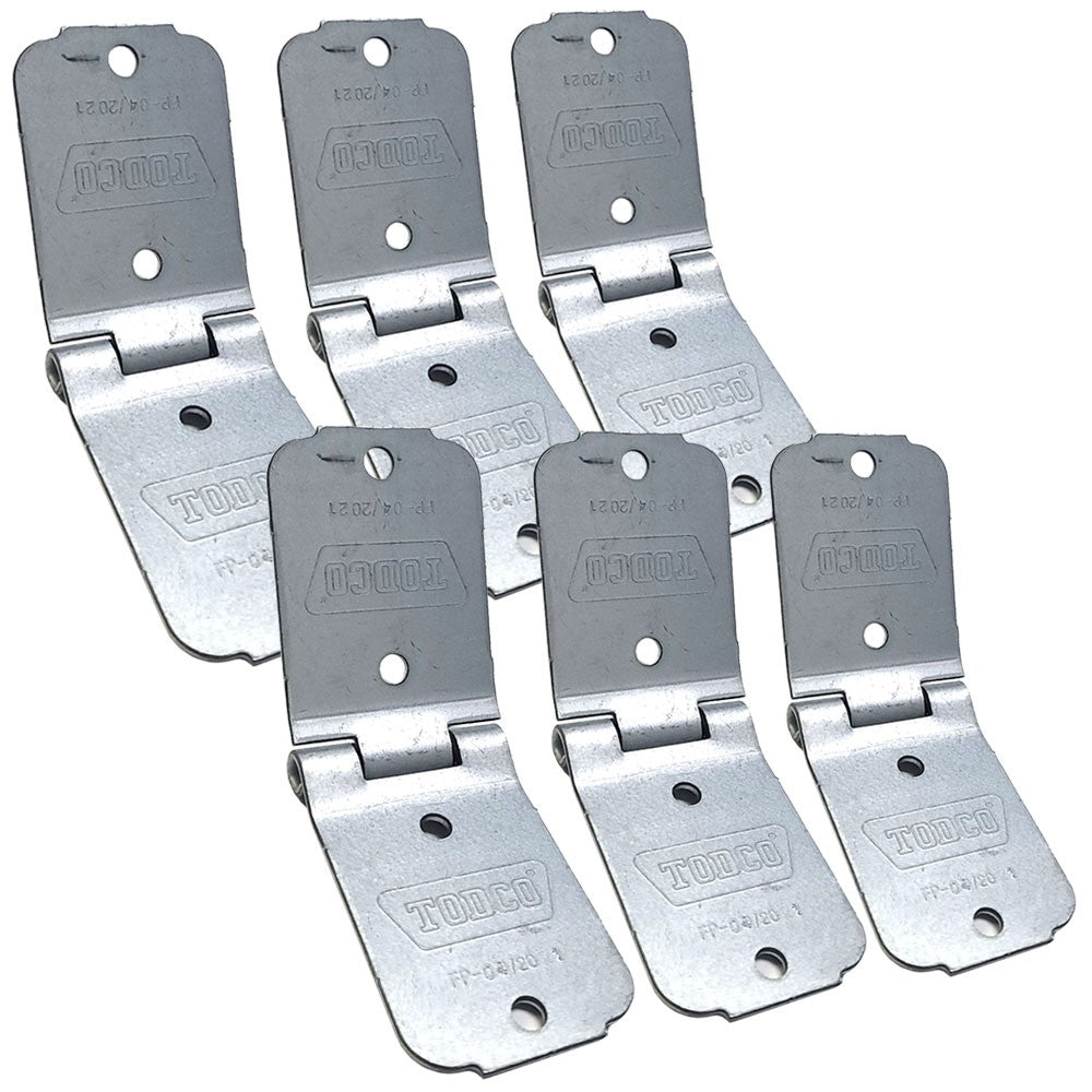 6X Todco 61196 Center Hinge Door Panel Repair BFC-TTP-HI-TOD61196-X6