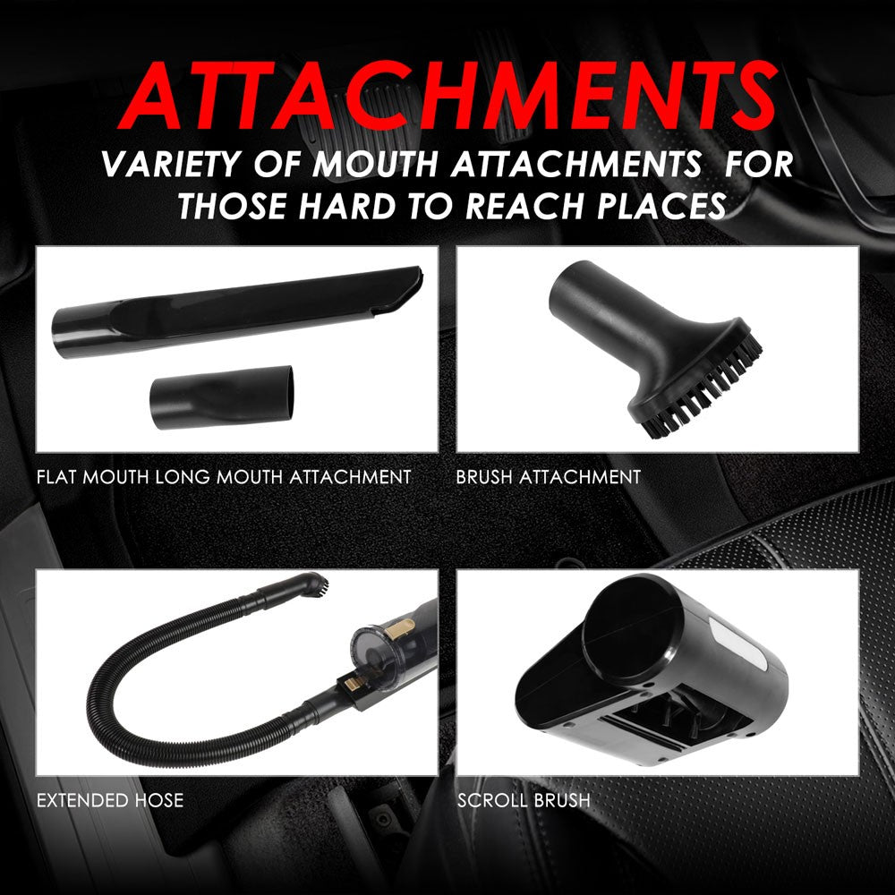 Black/Gold 7.4V High Power Cordless Portable Handheld Style Mini Vacuum Cleaner