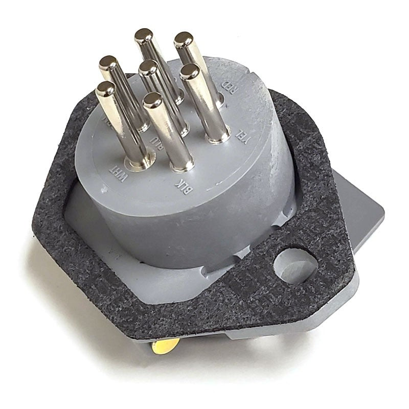 Tramec 38501 Nylon 7-Way Smart Box Solid Pins Receptacle Socket Replacement-Electrical Connector-BuildFastCar-BFC-TTP-RCT-TRAM-38501