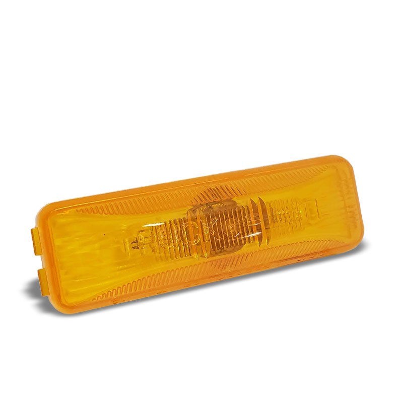Truck-Lite 19200Y 19 Series Male Pin PC Yellow Utility Marker Clearance Light-Trailer Light Parts-BuildFastCar-BFC-TTP-MCL-TRU-19200Y