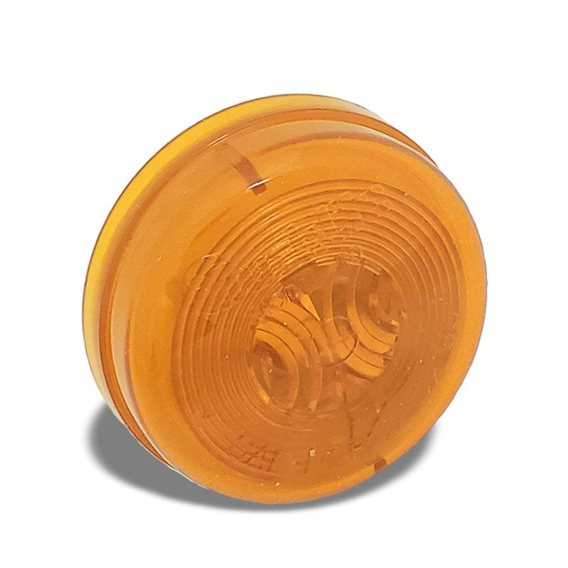 Truck-Lite 30200Y 30 Series PL-10 PC Round Yellow Utility Marker Clearance Light-Trailer Light Parts-BuildFastCar-BFC-TTP-MCL-TRU-30200Y