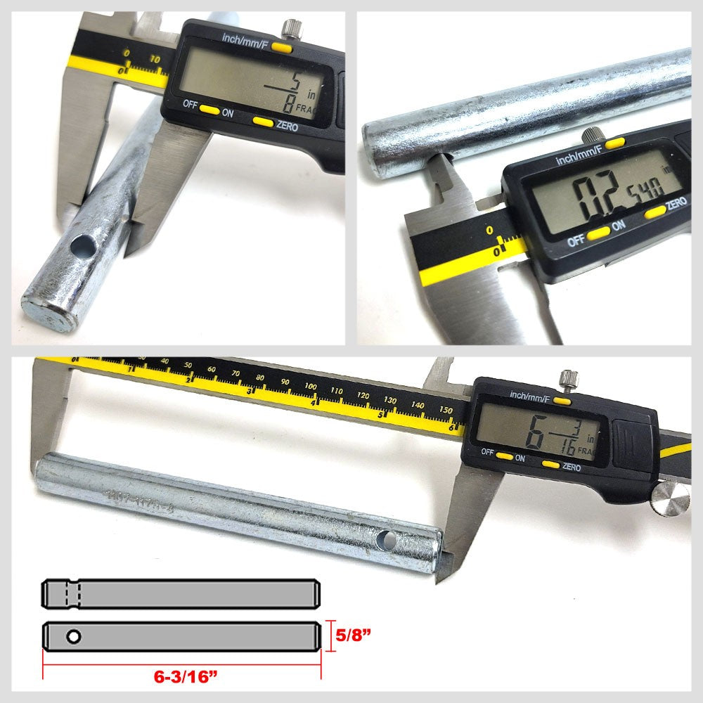 6X Pro Par TWL-HA006 Handle Pinlock w/Hole 1175 1213 1318 Door Repair BFC-TTP-HIP-TWL-HA006-X6