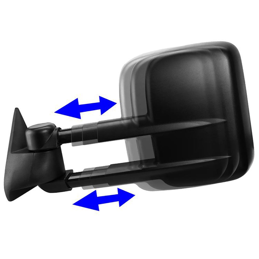 Left/Driver Black Towing Side Mirror Manual Adjustment for 02-06 Escalade