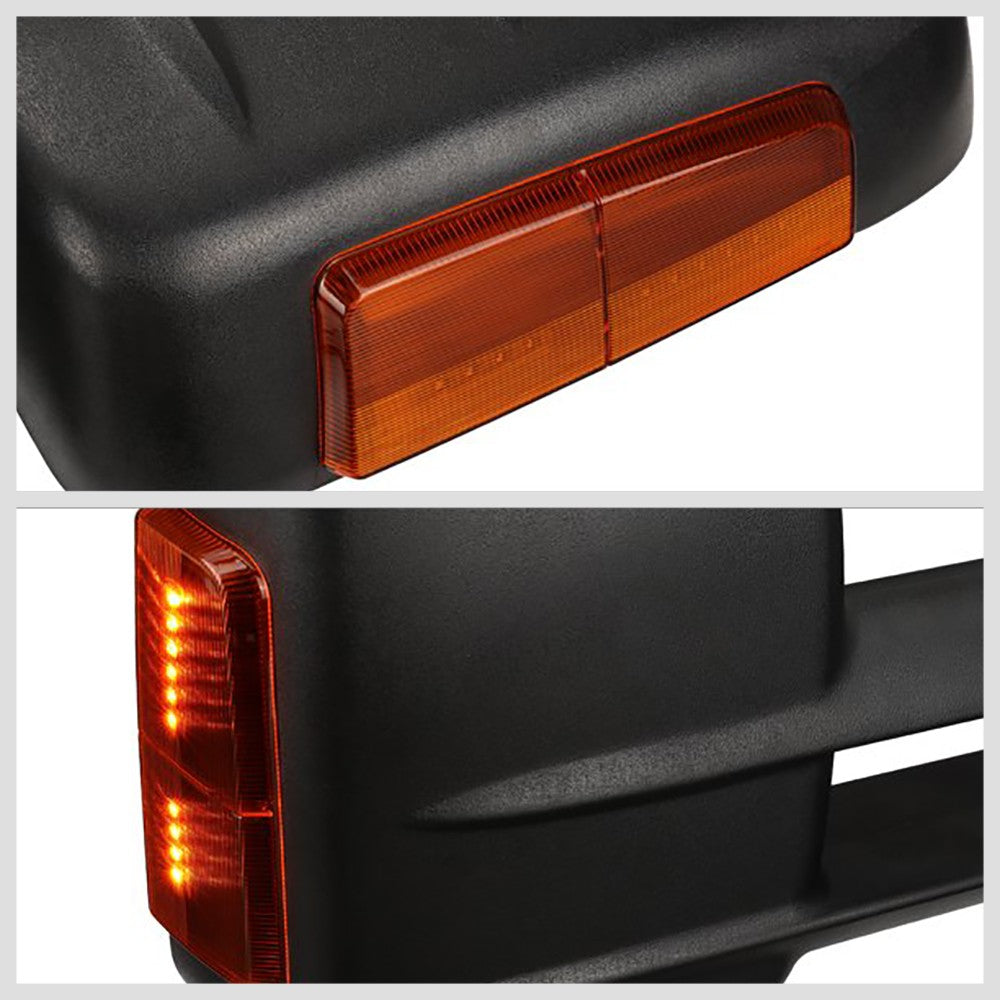 Left/Right Towing Side Mirror Powered W/ Heated LED Turn Signal for 07-13 Yukon
