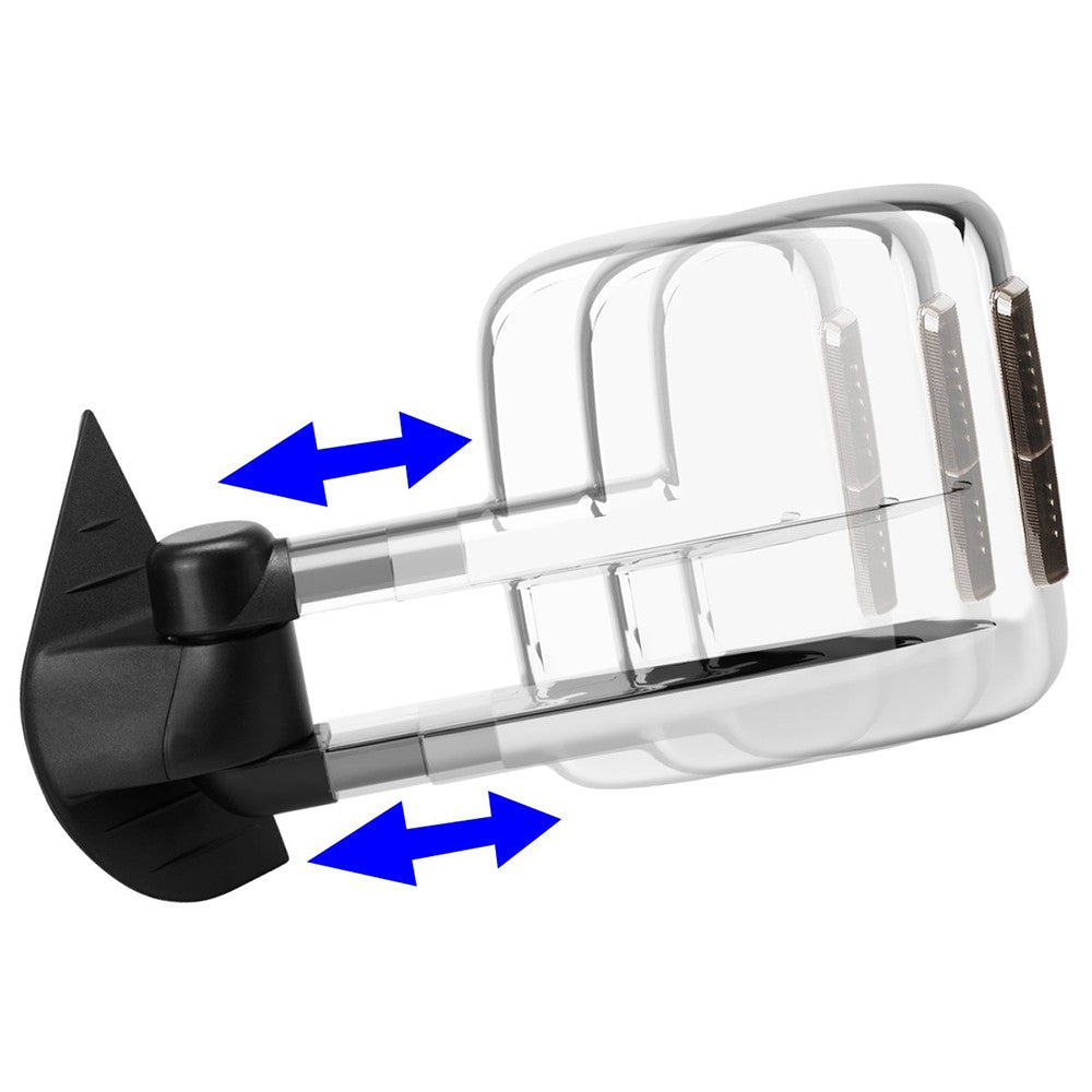 Left/Right Towing Side Mirror Powered W/Heated LED Turn Signal for 07-13 Yukon