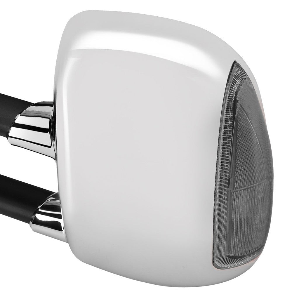 Left/Right Towing Side Mirror Powered+ W/Heated LED Turn Signal for 99-07 F350SD