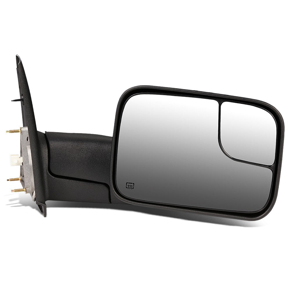 Right/Passenger Black Towing Side Mirror Powered+ Heated 03-09 Ram3500 BFC-VMIR-012-T111-BK-R