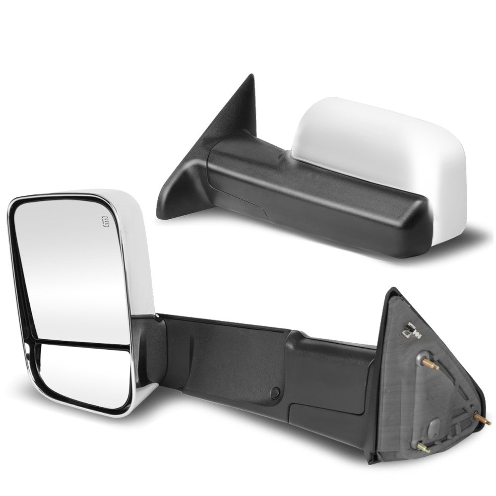 Left/Right Towing Side Mirror Powered+ Heated+ Puddle 09-10 Ram 1500 BFC-VMIR-013-T111-CH