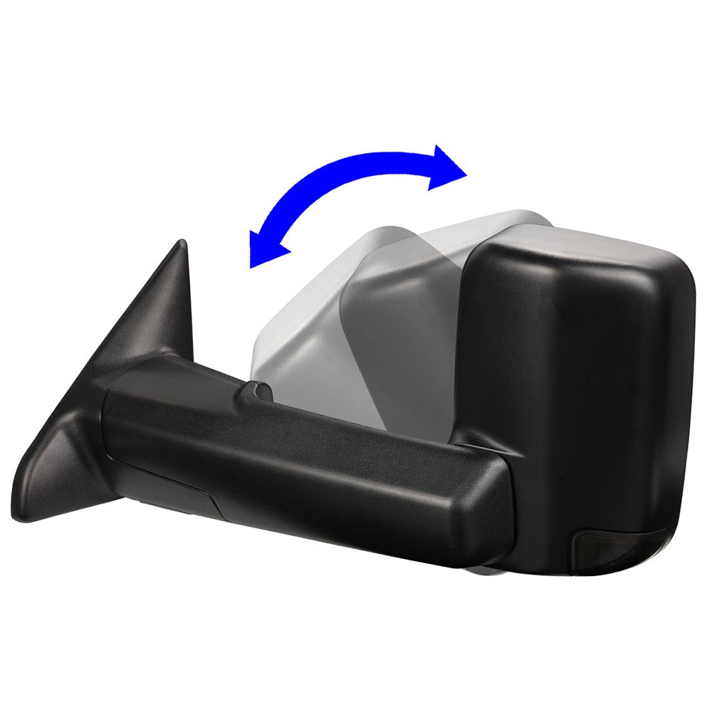 Left/Driver Towing Side Mirror Powered W/Heated Turn Signal for 09-10 Ram 2500