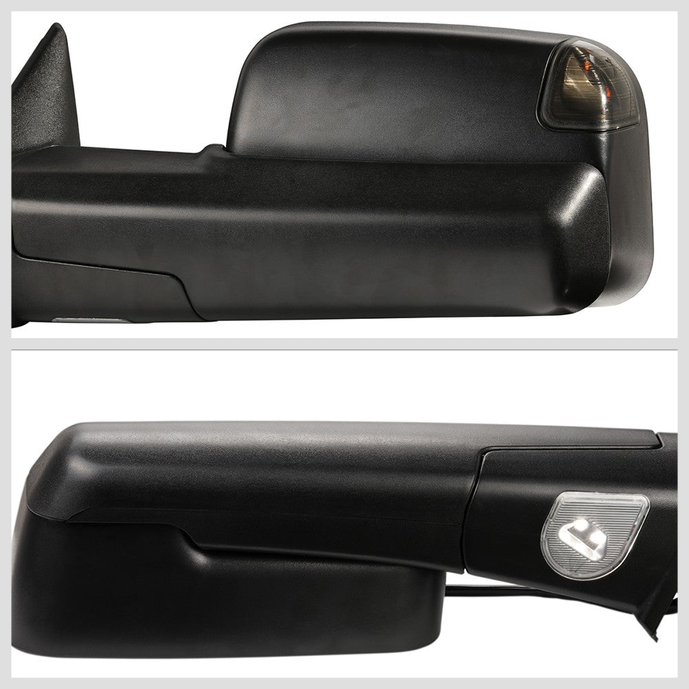 Left/Driver Towing Side Mirror Powered W/Heated Turn Signal for 09-10 Ram 2500