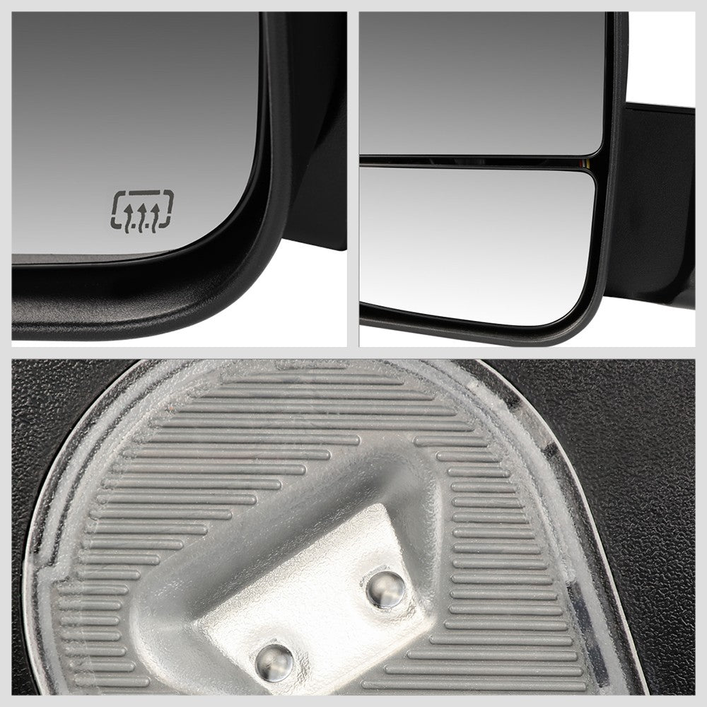 Left/Driver Towing Side Mirror Powered W/Heated Turn Signal for 09-10 Ram 2500