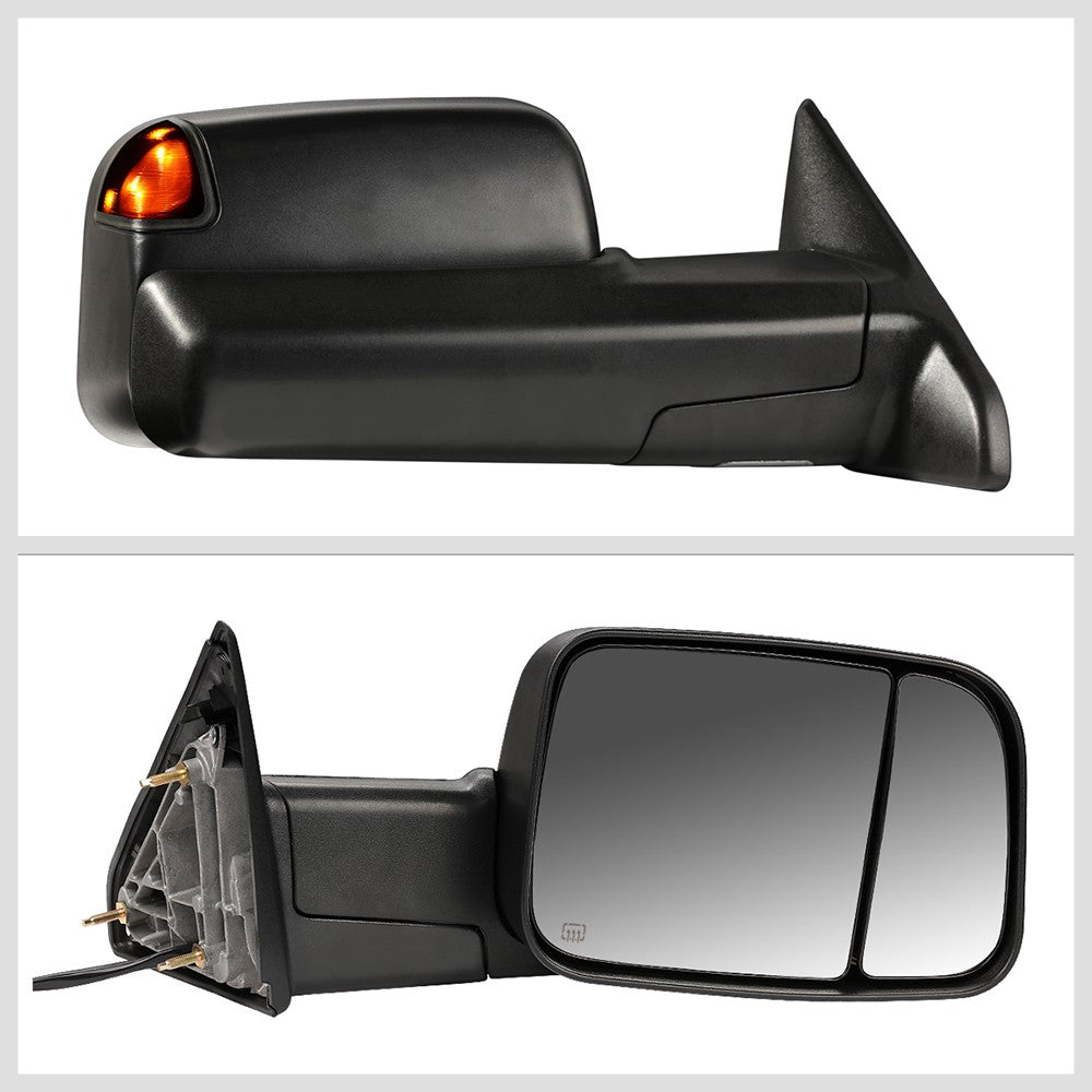 Right/Passenger Towing Side Mirror Powered Heated Turn Signal for 09-10 Ram3500