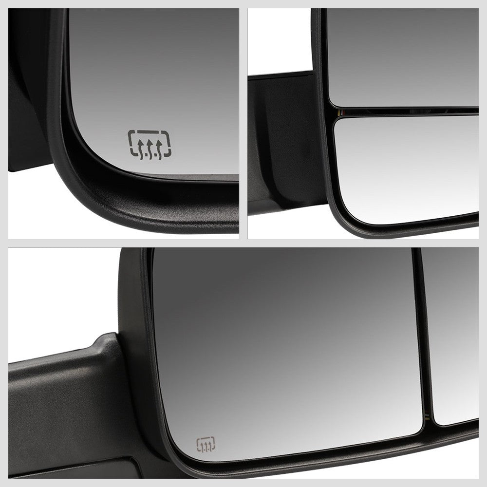 Left/Right Towing Side Mirror Powered W/Heated Turn Signal for 09-10 Ram 3500