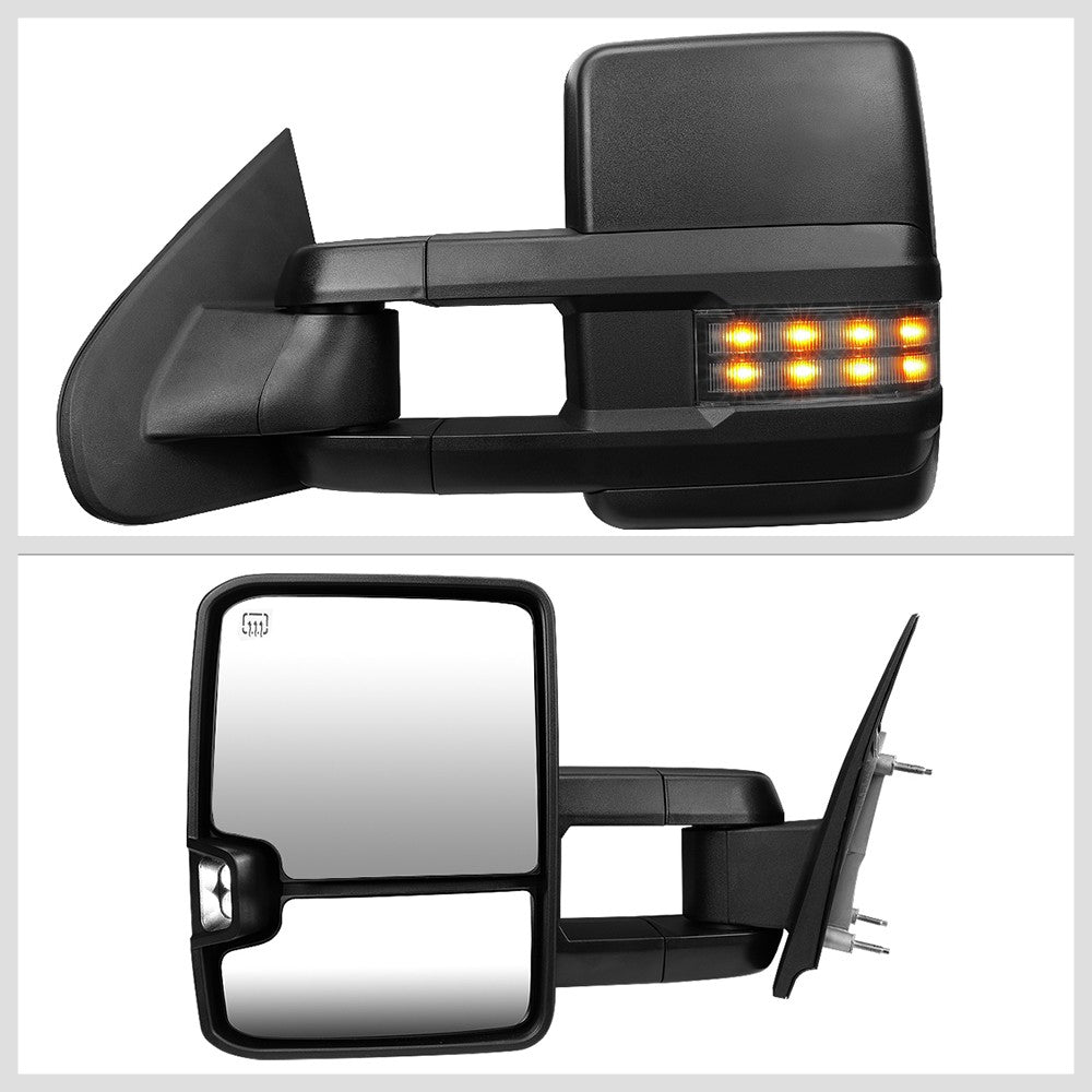 Left Towing Side Mirror Powered W/ Heated LED Turn Signal for 03-06Escalade