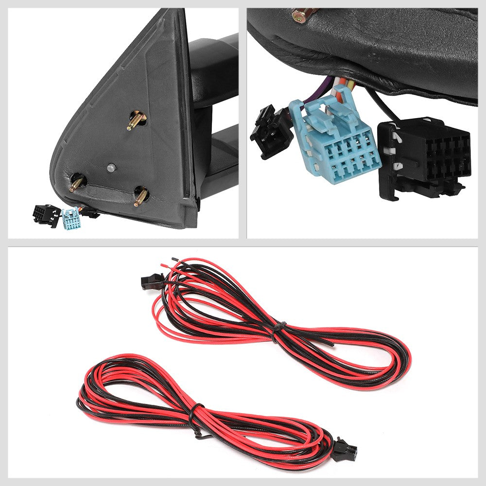 Left/Right Towing Side Mirror Powered W/Heated LED Turn Signal for 03-06 Yukon
