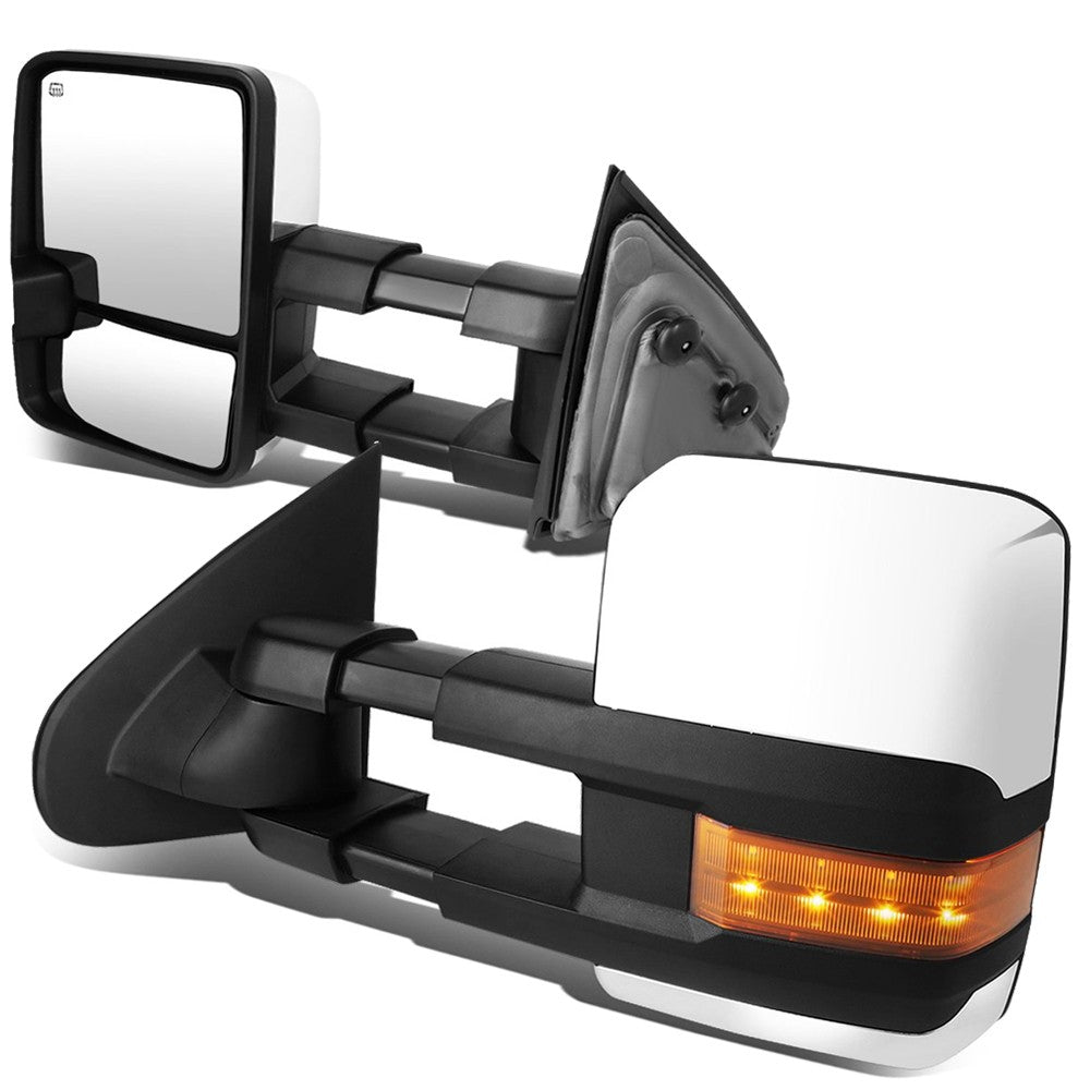 Left Towing Side Mirror Powered Heated Turn Signal 15-17 Sierra1500 BFC-VMIR-016-T999-CH-AM