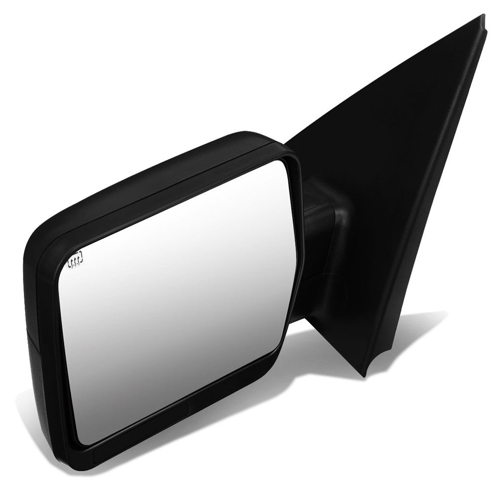 Left Towing Side Mirror Powered Heated LED Turn Signal 04-14 F150 BFC-VMIR-018-T111-BK-L