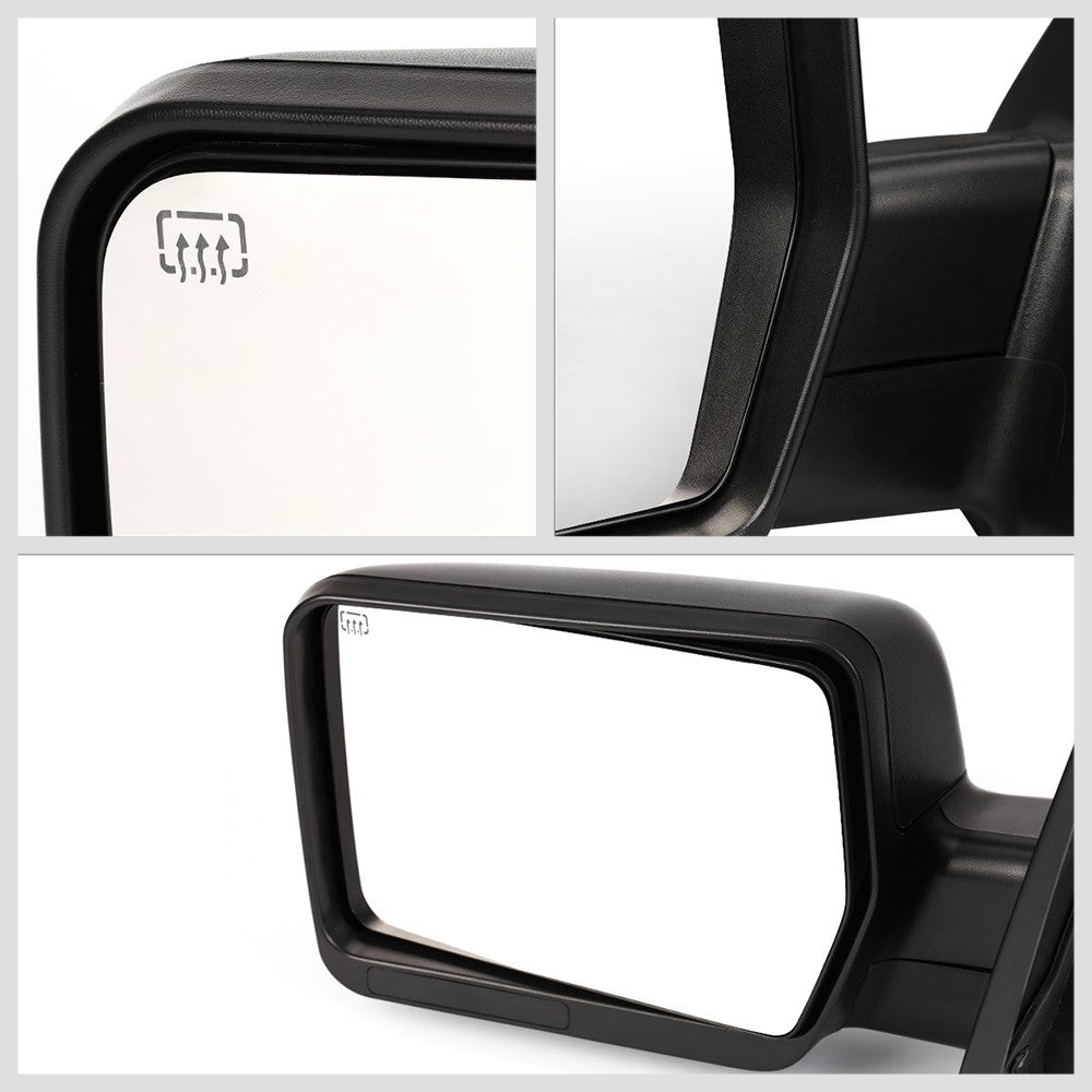 Left/Driver Towing Side Mirror Powered W/Heated LED Turn Signal for 04-14 F150