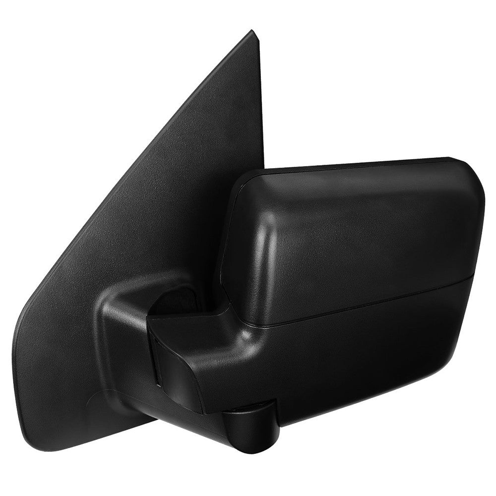 Left/Driver Black Towing Side Mirror Manual Adjustment for 04-14 F-150