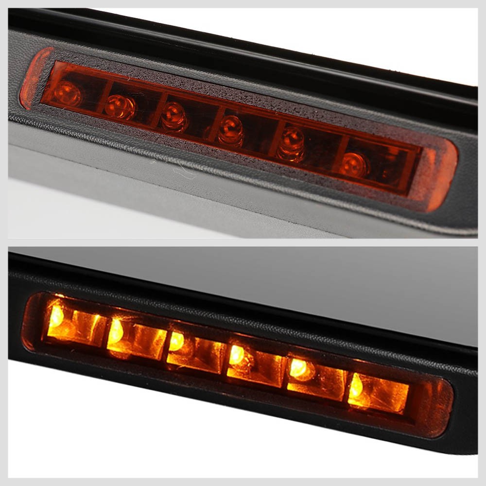 Right Black Towing Side Mirror Manual Adjustment LED Turn Signal for 04-14 F-150