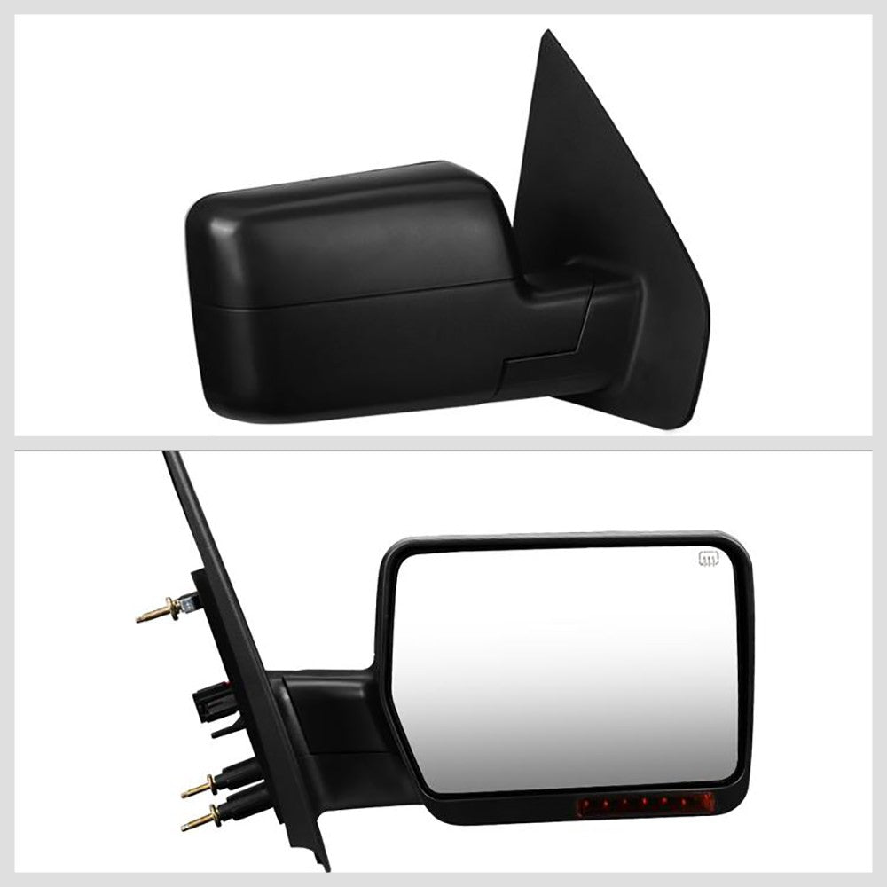 Right/Passenger Towing Side Mirror Powered Heated LED Turn Signal for 04-14 F150