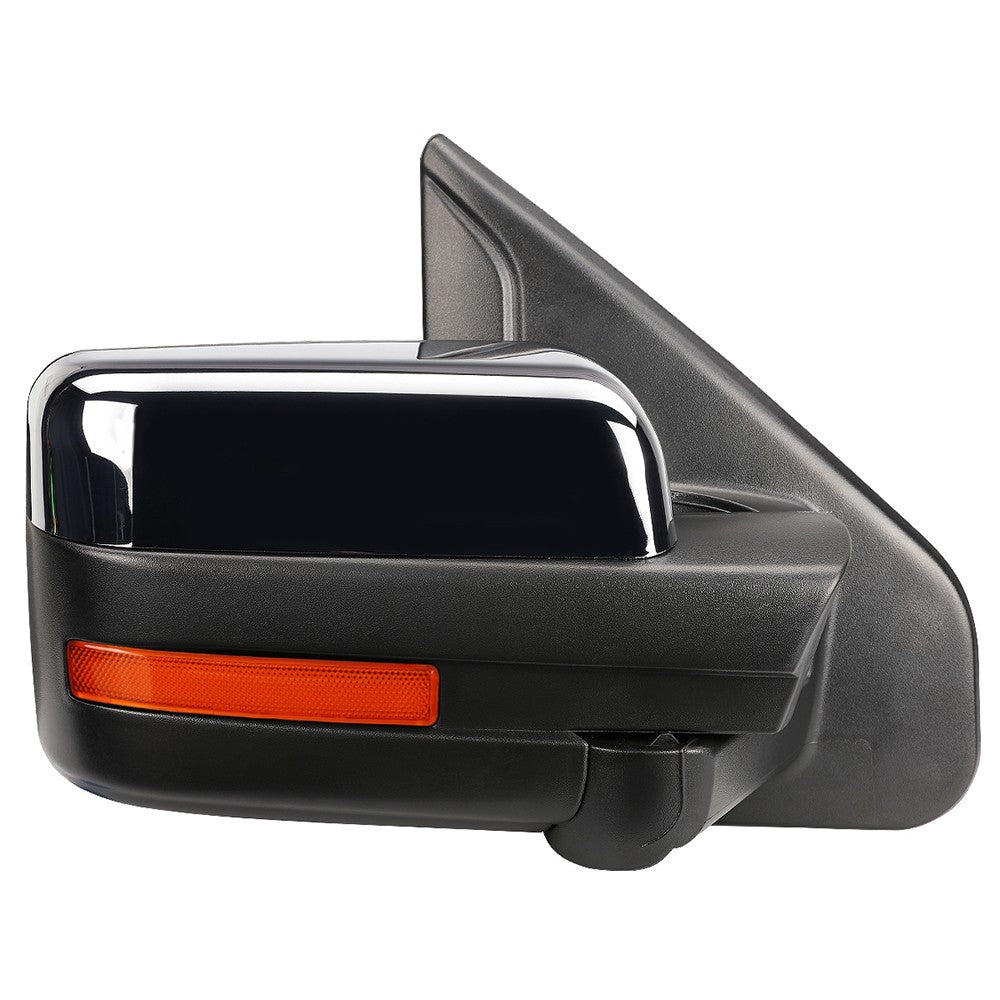 Right Chrome Towing Side Mirror Powered Adjustment W/Heated for 04-14 F-150