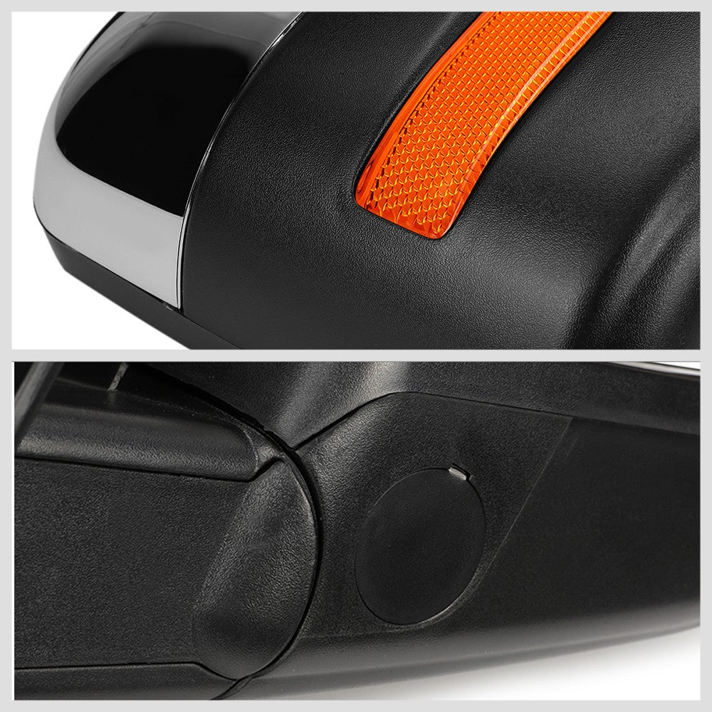 Right Chrome Towing Side Mirror Powered Adjustment W/Heated for 04-14 F-150