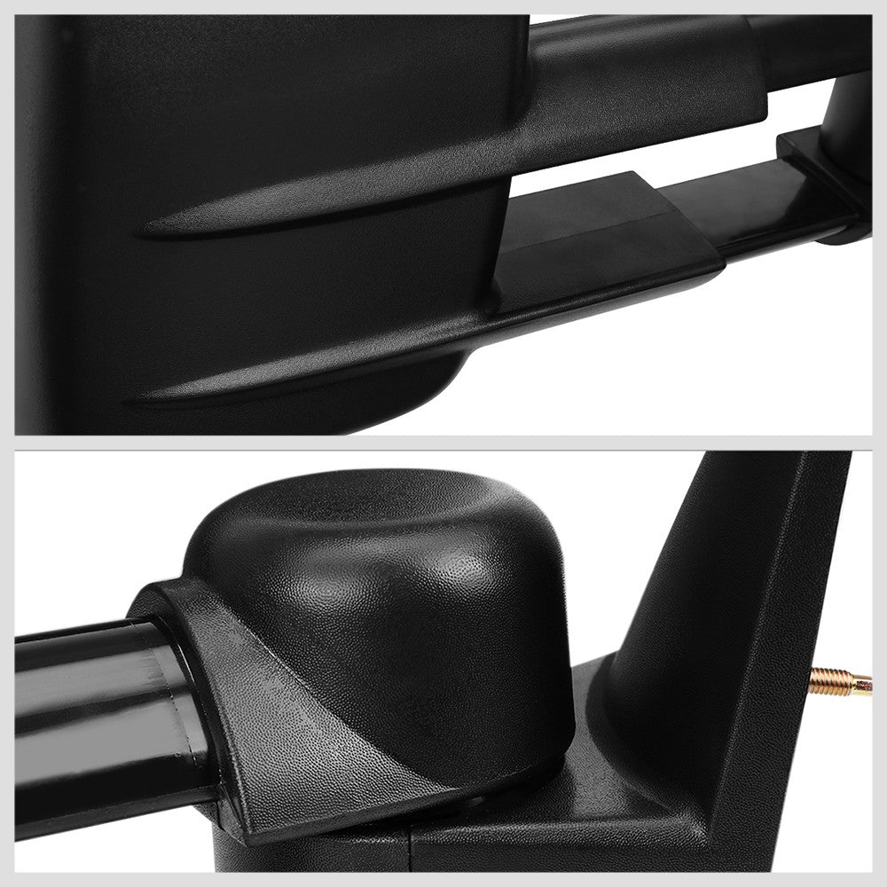 Right Black Towing Side Mirror Powered Adjustment W/Heated for 00-02 Tahoe