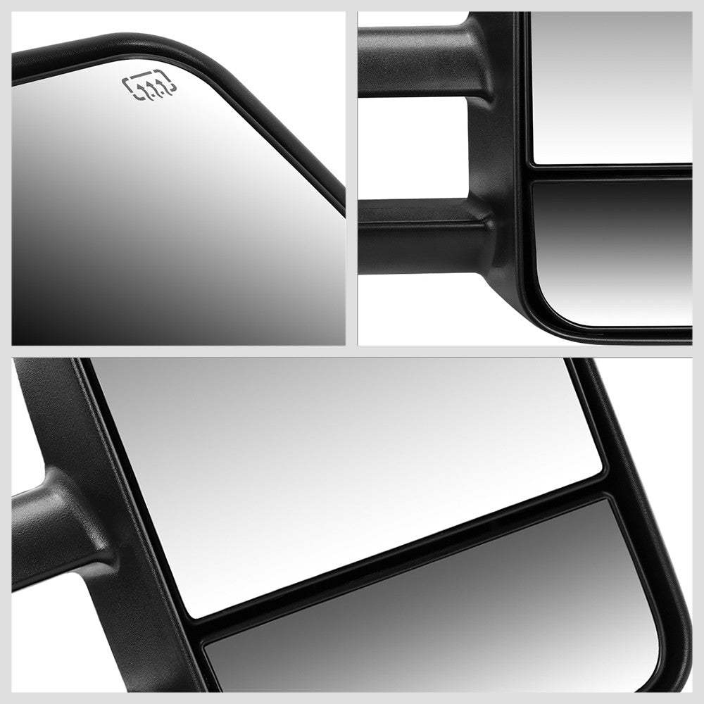 Right Black Towing Side Mirror Powered Adjustment W/Heated for 00-02 Tahoe
