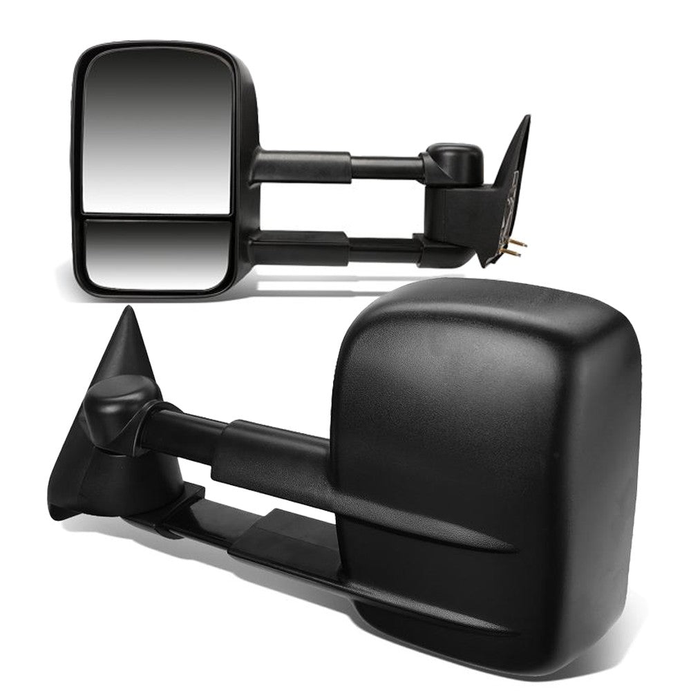 Left/Right Black Towing Side Mirror Powered Heated 93-00 C2500 BFC-VMIR-022-T111-BK