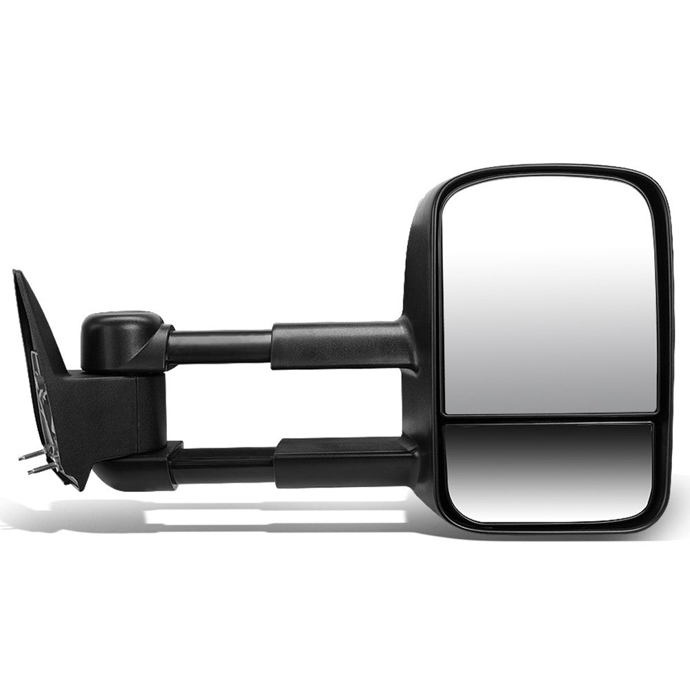 Right/Passenger Black Towing Side Mirror Manual Adjustment 93-00 C2500 BFC-VMIR-022-T222-BK-R