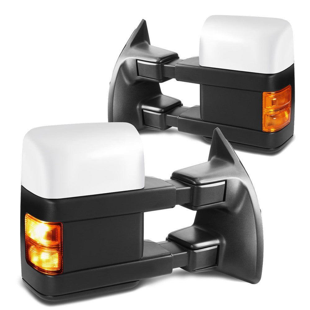 Left/Right Towing Side Mirror Powered Heated Turn Signal 99-07 F-250SD BFC-VMIR-026-T999-CH-AM