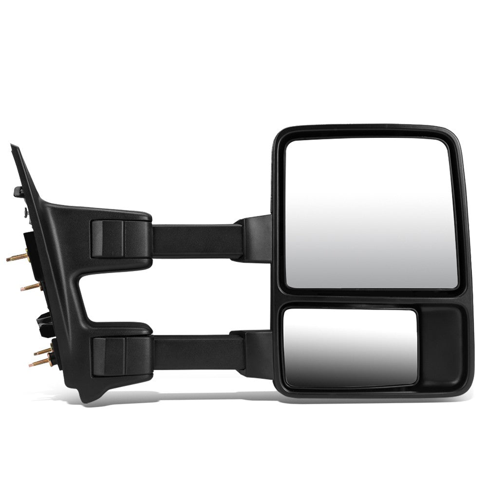 Right Black Towing Side Mirror Manual+ Turn Signal 08-16 F-450 SD BFC-VMIR-027-T666-BK-AM-R