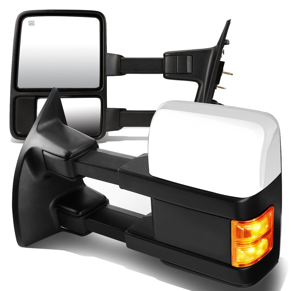 Left/Right Towing Side Mirror Power Heat Turn Signal 08-16 F-550 SD BFC-VMIR-027-T999-CH-AM