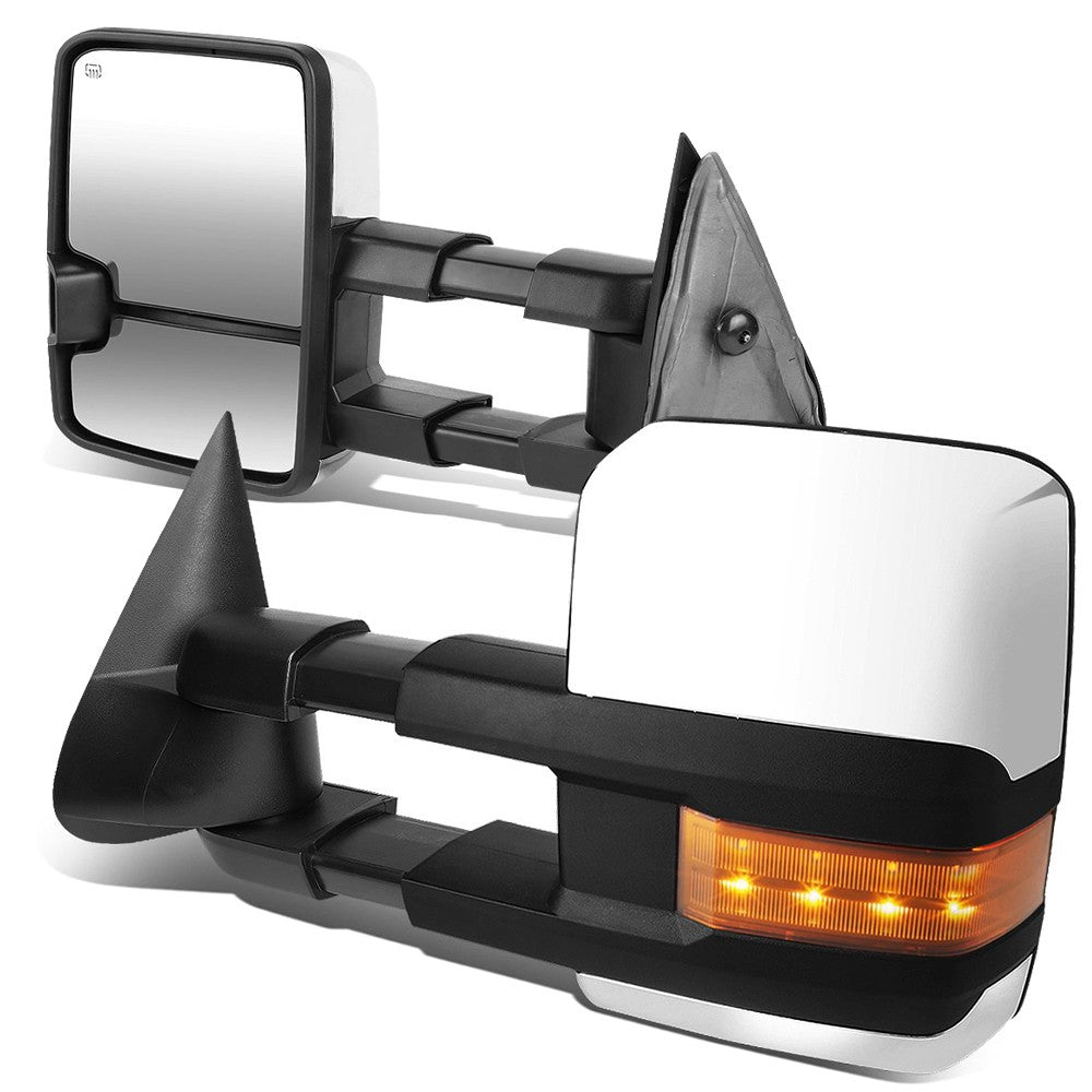 Left/Right Towing Side Mirror Powered Heated Turn Signal 99-02 SIL3500 BFC-VMIR-030-T999-CH-AM