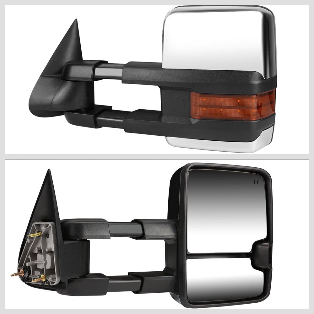 Left/Right Towing Side Mirror Powered Heated Turn Signal for 99-02 Silverado3500