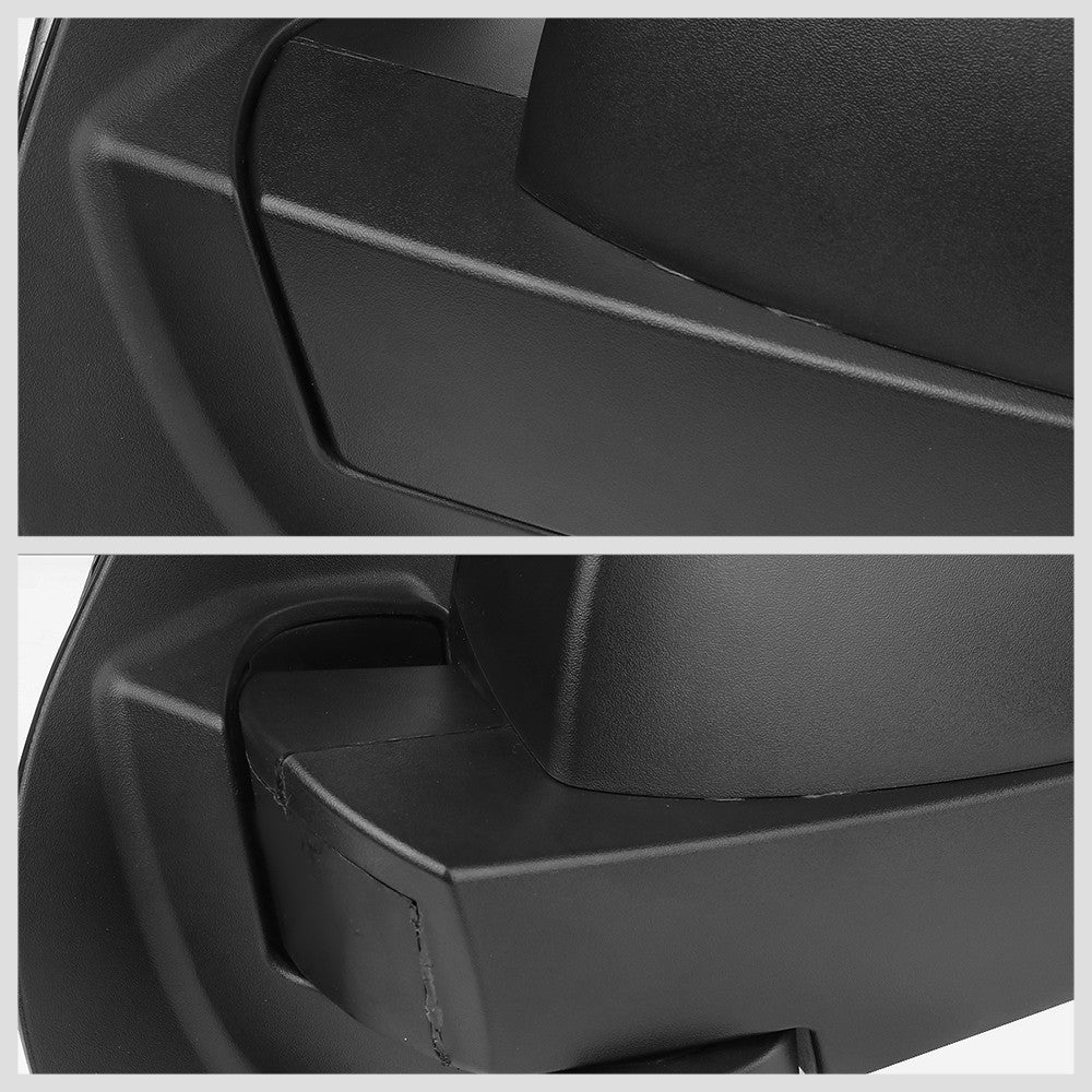 Left/Driver Black Towing Side Mirror Powered Adjustment for 07-13 Avalanche