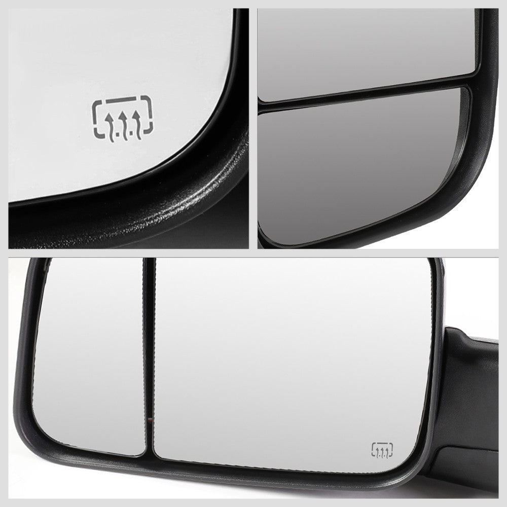 Left/Right Towing Side Mirror Powered Adjustment W/Heated for 03-09 Ram 3500