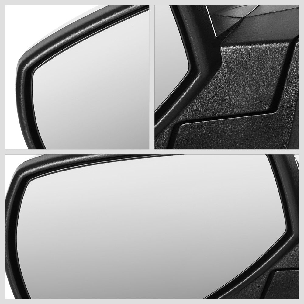 Left Chrome Towing Side Mirror Powered W/Heated for 15-17 Sierra 2500HD