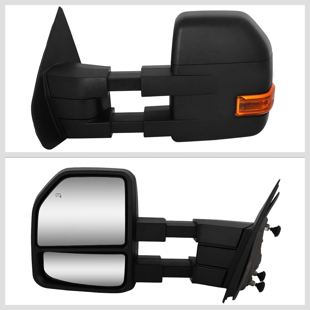 Left/Right Towing Side Mirror Powered W/Heated LED Turn Signal for 04-14 F150