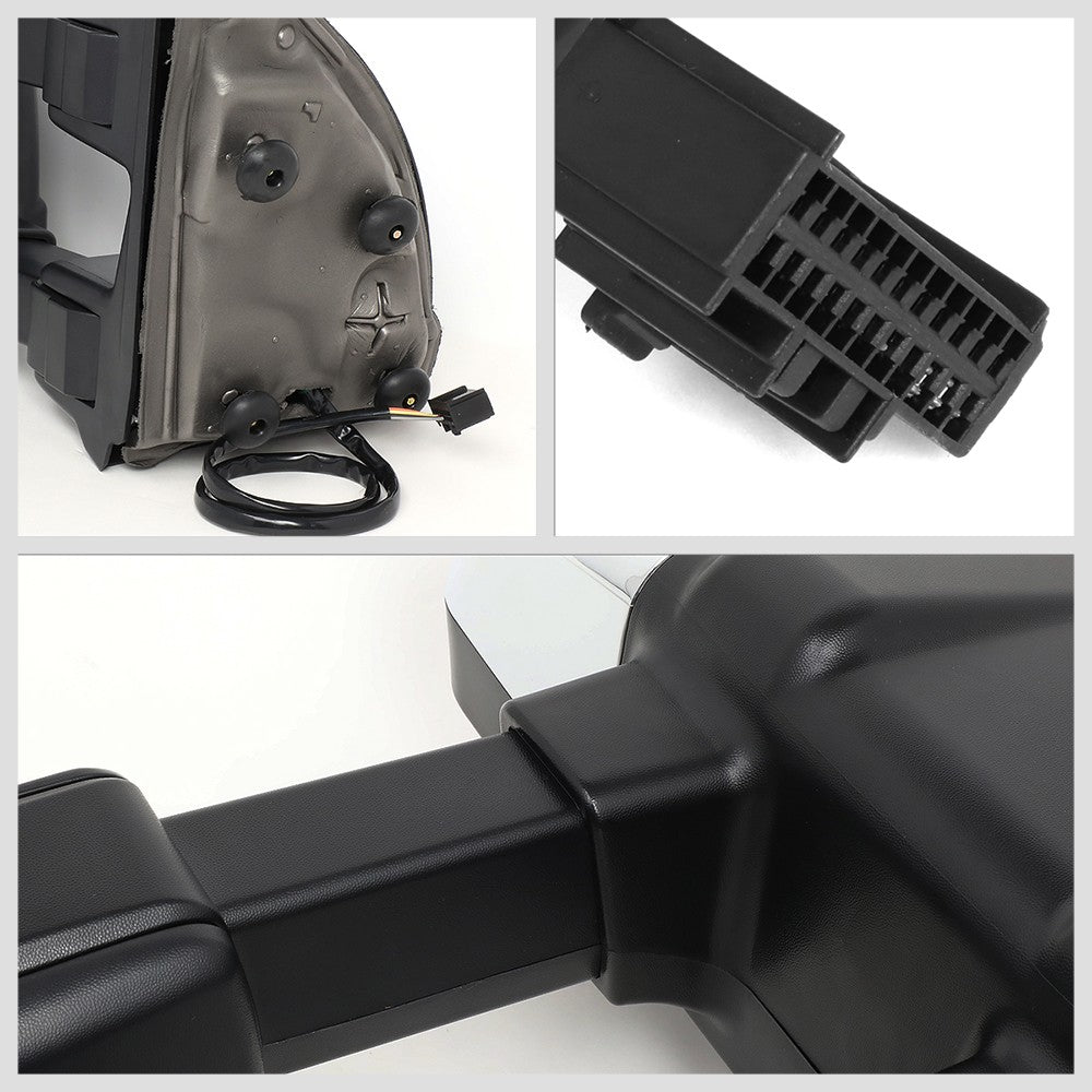 Left/Right Towing Side Mirror Powered W/Heated Turn Signal for 08-16 F-550 SD
