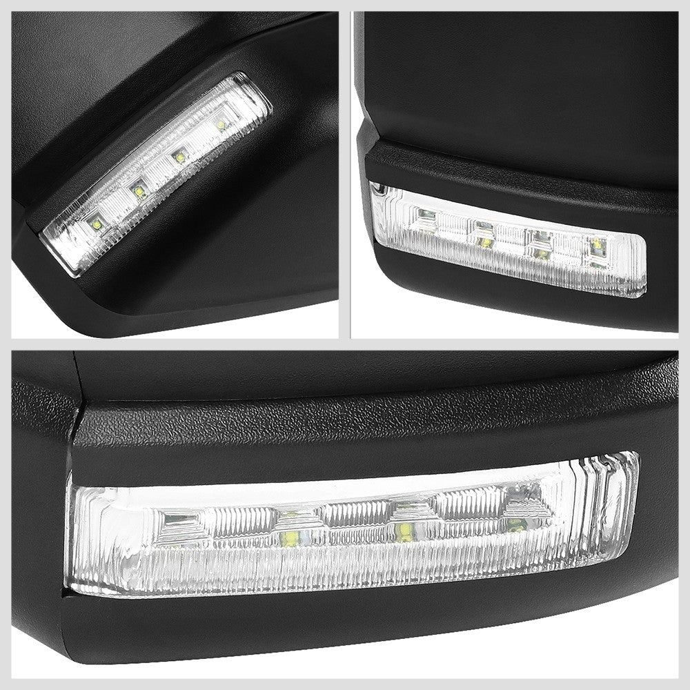 Right Towing Side Mirror Powered Heated Turn Signal Puddle Light for 15-18 F-150