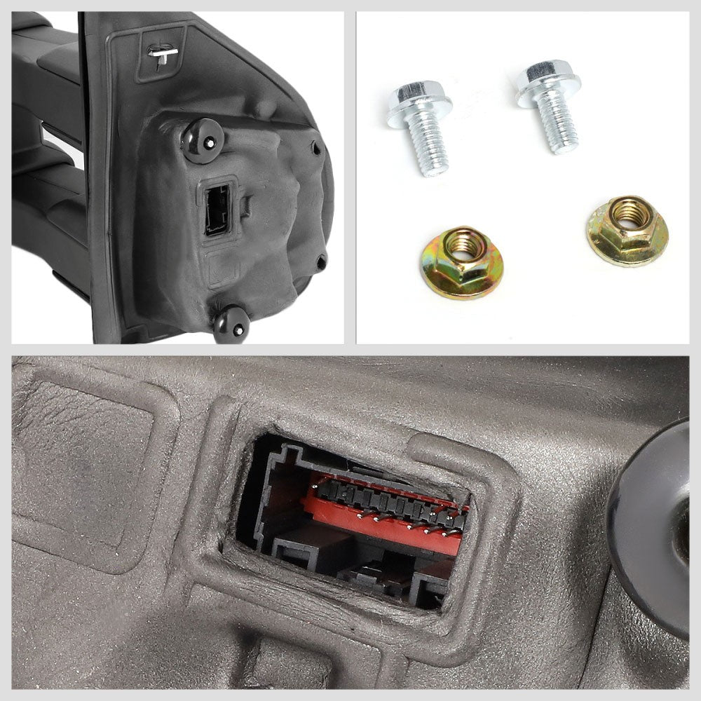 Signal/Puddle Light Manual Side View Mirror Assembly 15-18 F-150 P552 BFC-SVMIR-058-T888-BK-CL