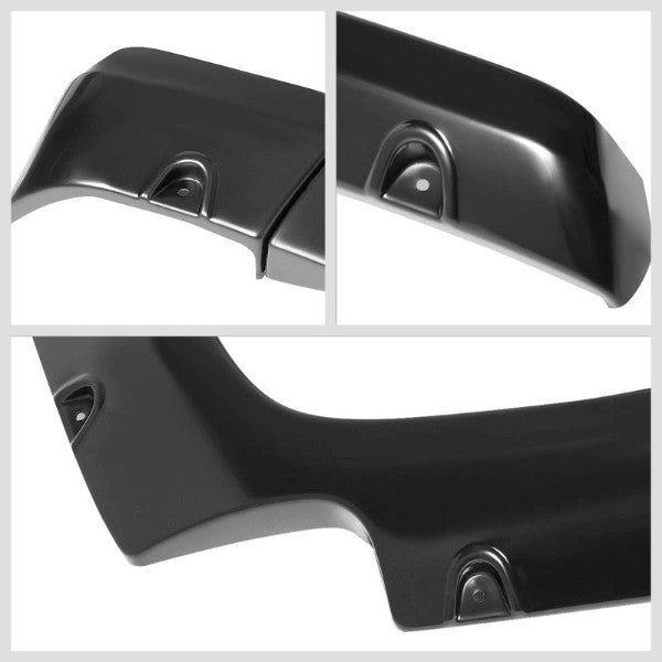 Black Smooth Pocket-Riveted Wheel Fender Flare Guard For 07-14 Toyota FJ Cruiser-Exterior-BuildFastCar