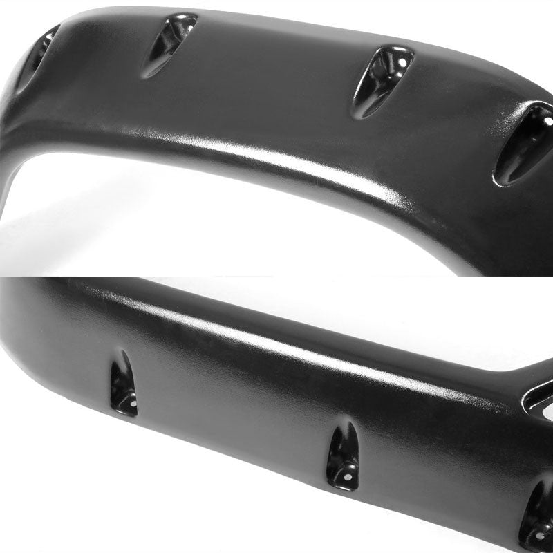 Matte Black ABS Pocket-Rivet Style Wheel Fender Flare For 97-06 Jeep Wrangler TJ-Exterior-BuildFastCar